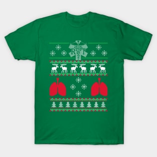 Christmas Xmas Respiratory Therapist RT T-Shirt